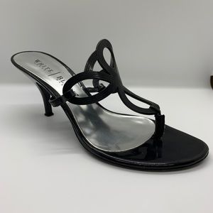 White House Black Market black heel sandal